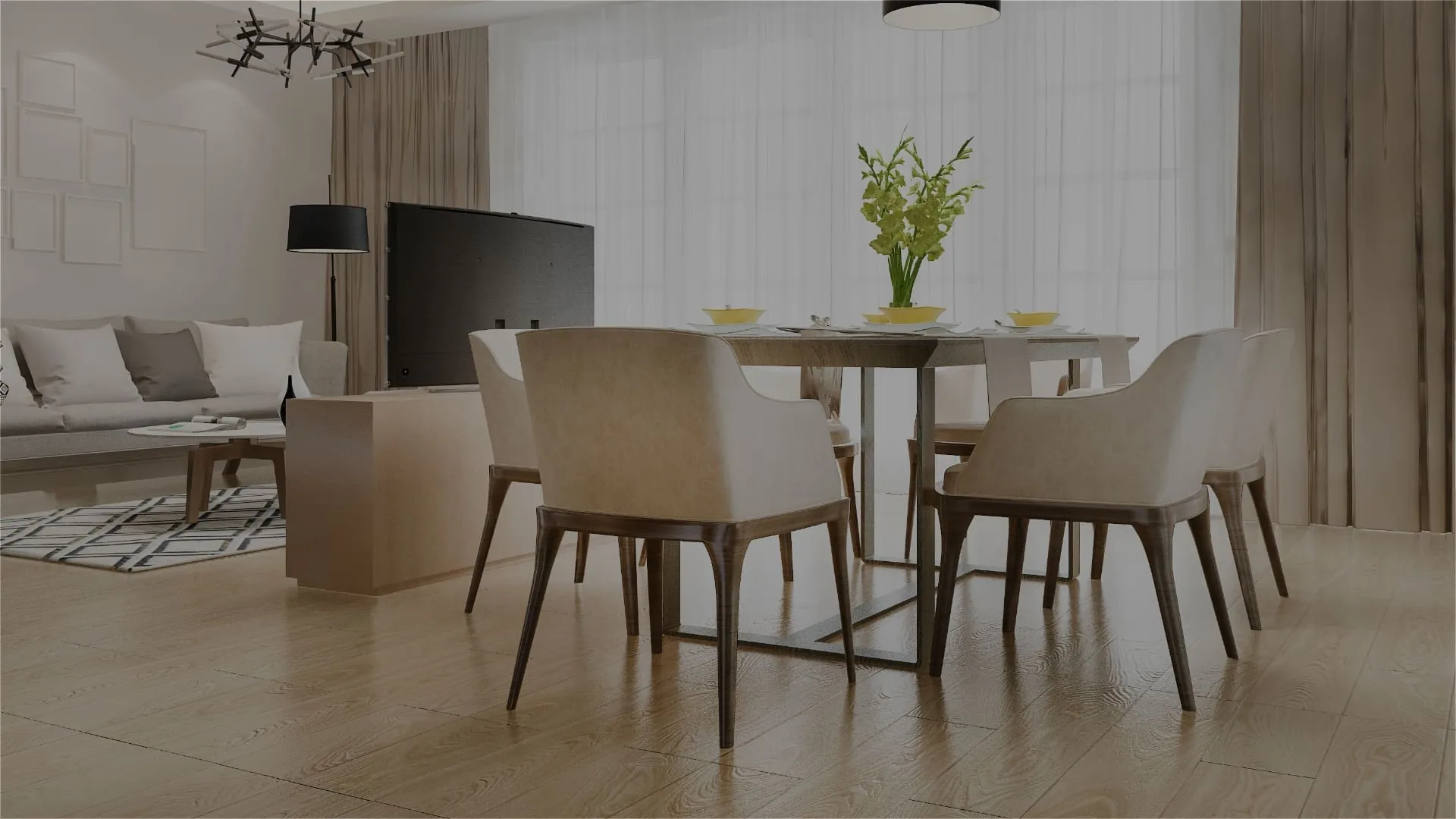 Comedor moderno fabricado a medida en Quito