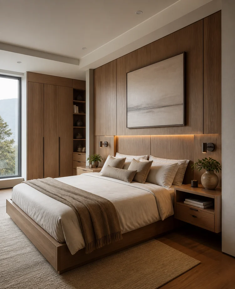 Diseño con estilo de juegos de dormitorio a medida en Quito